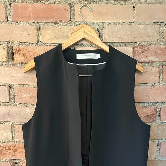 Simons Contemporaine Suit Set – Sleeveless Top & 3/4 Length Jacket with Ankle-Le - Picture 3 of 9